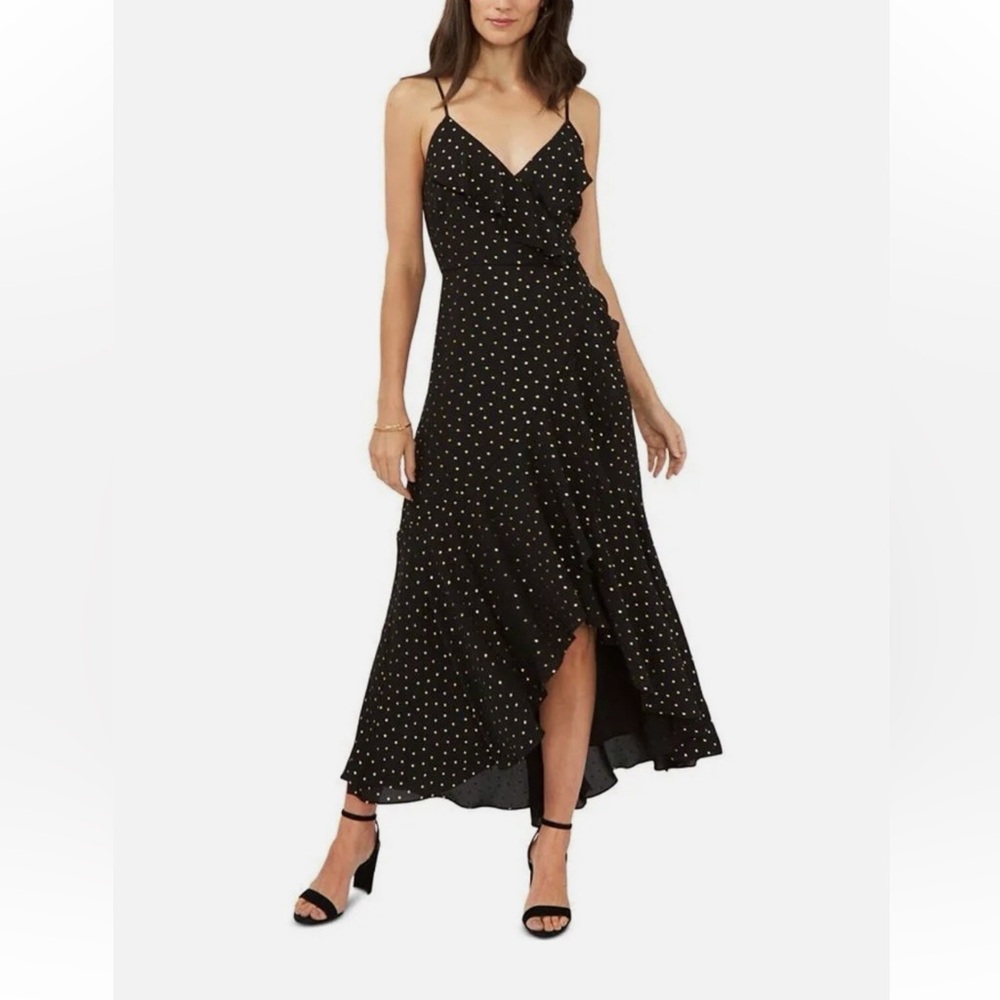 MSK Ruffled Wrap Dress